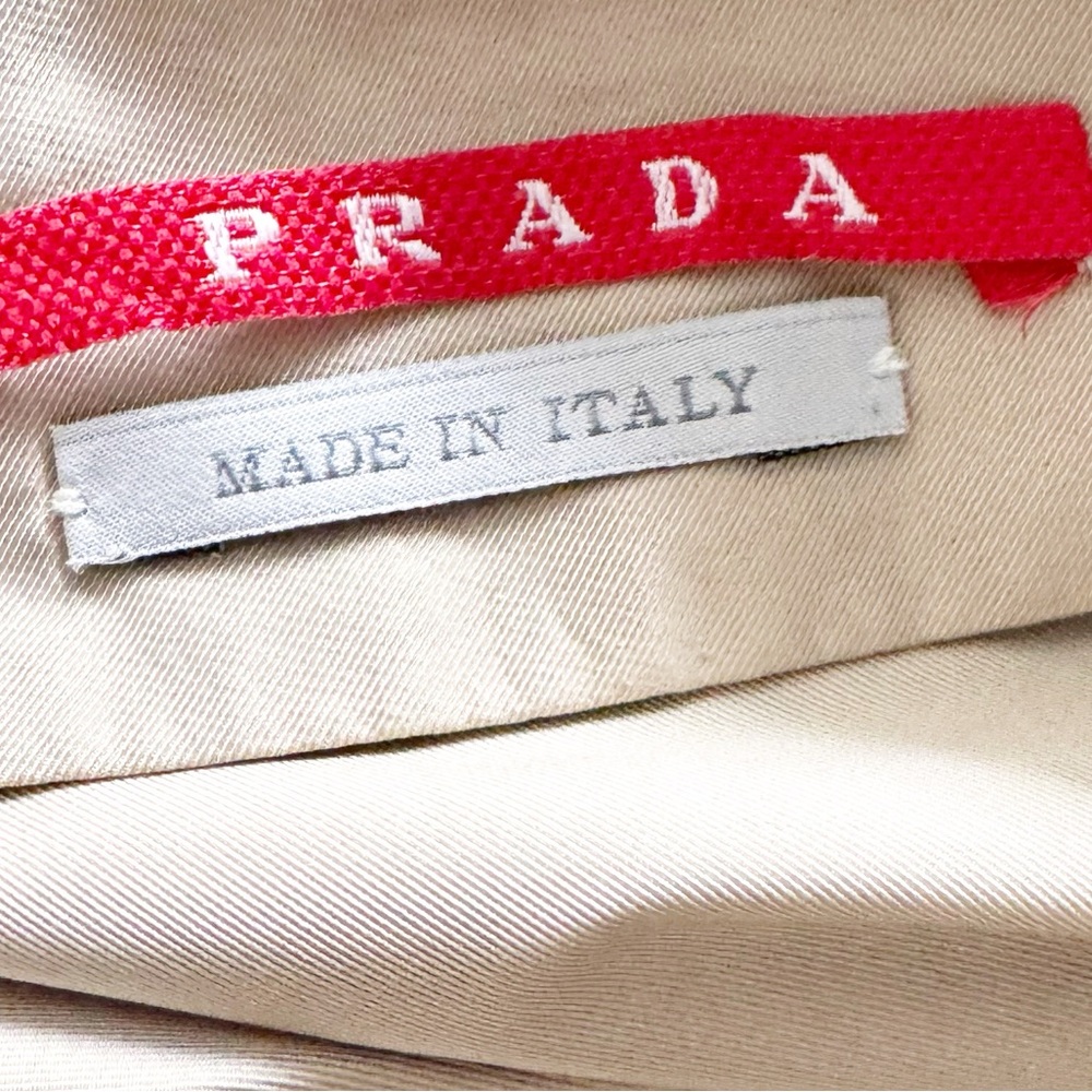 Prada Khaki Sateen Skirt - Picture 9 of 10